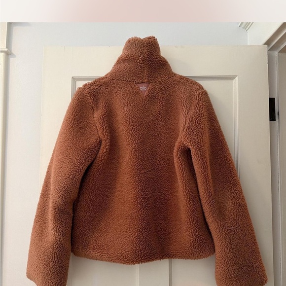 ALO Rosewater Cozy Up Sherpa Jacket Size Large - Picture 5 of 9